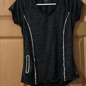 Gray Reebok  V-Neck Women's Top
